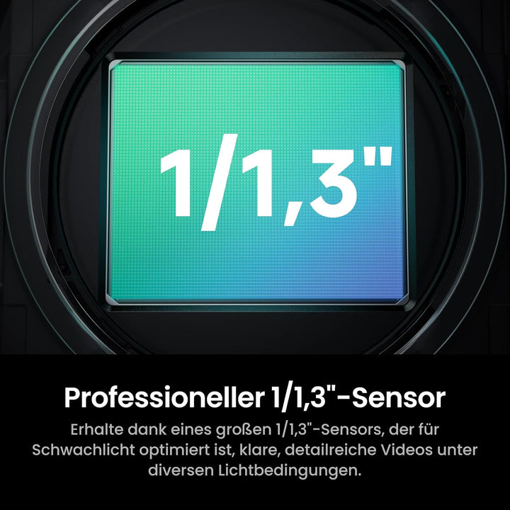 Insta360 Link 2 Pro Polarweiss- 4K PTZ-Webcam für PC/Mac, 1/1,3"-Sensor