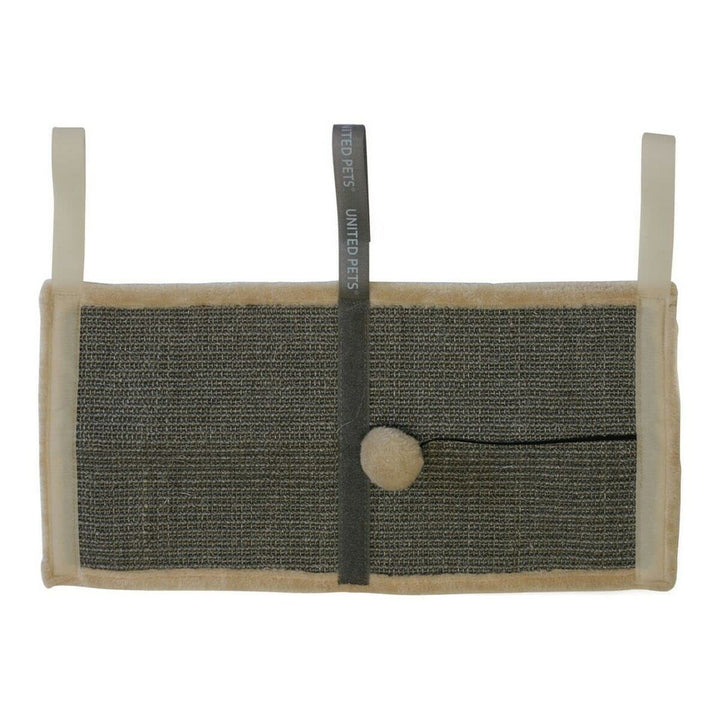 United Pets Cat Scratcher, Kratzbaum für Katzen, Kratzmatte, Schutz für Tisch, Grau, aus Sisal - Ein