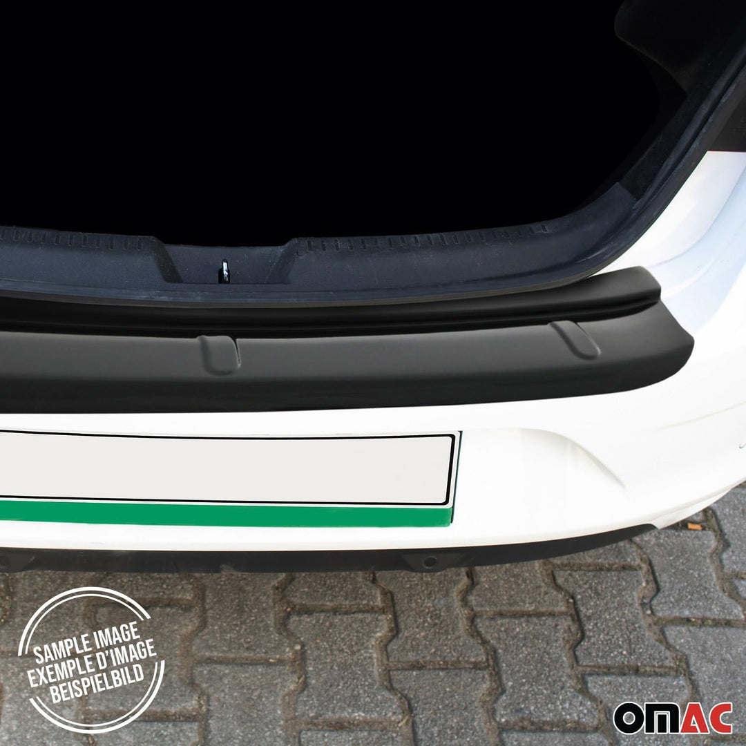 OMAC Ladekantenschutz Stossstangenschutz kompatibel mit VW Caddy 2015-2020 Acryl Schwarz 1tlg, Caddy