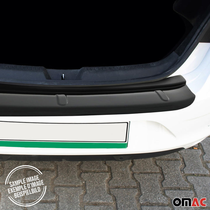 OMAC Ladekantenschutz Stossstangenschutz kompatibel mit VW Caddy 2015-2020 Acryl Schwarz 1tlg, Caddy