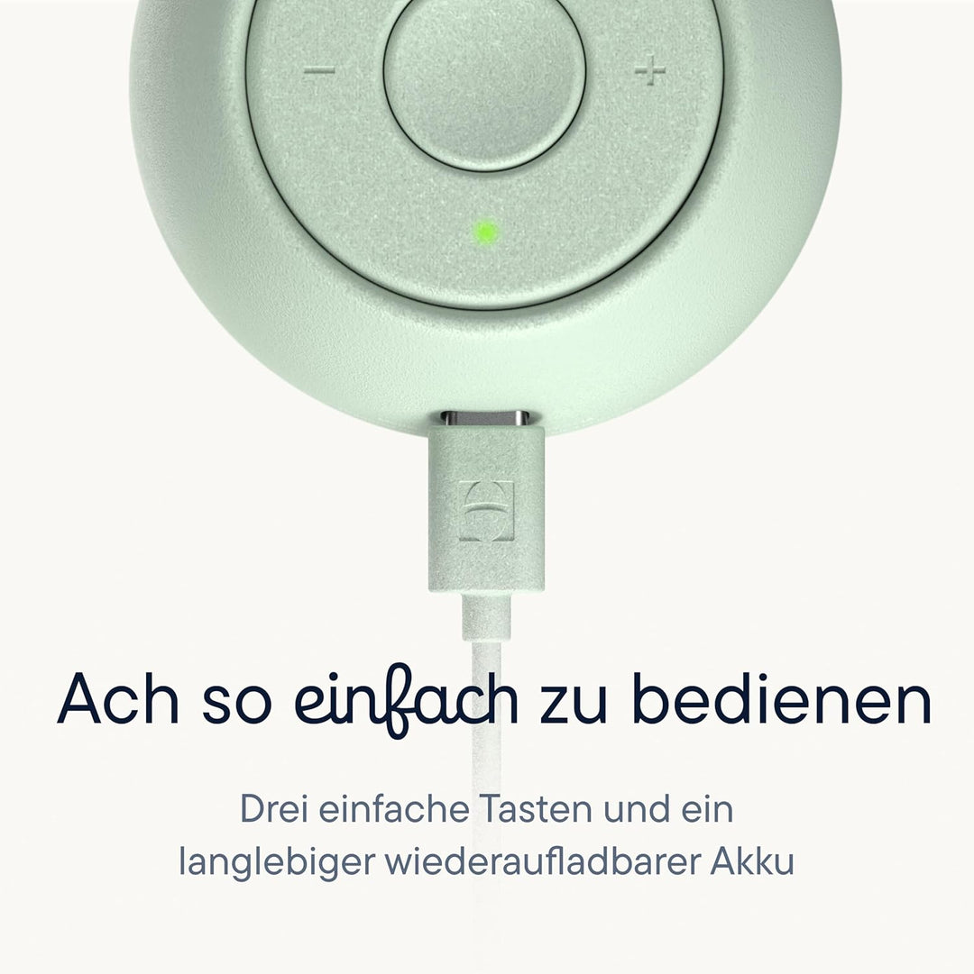 Hatch Rest Go | Tragbare Soundmaschine für Kinder | 10 beruhigende Geräusche | weisses Rauschen | Sh