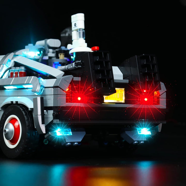 BrickBling LED-Beleuchtung für Lego 10300 Back to The Future Time Machine Collectible Kit (kein Lego