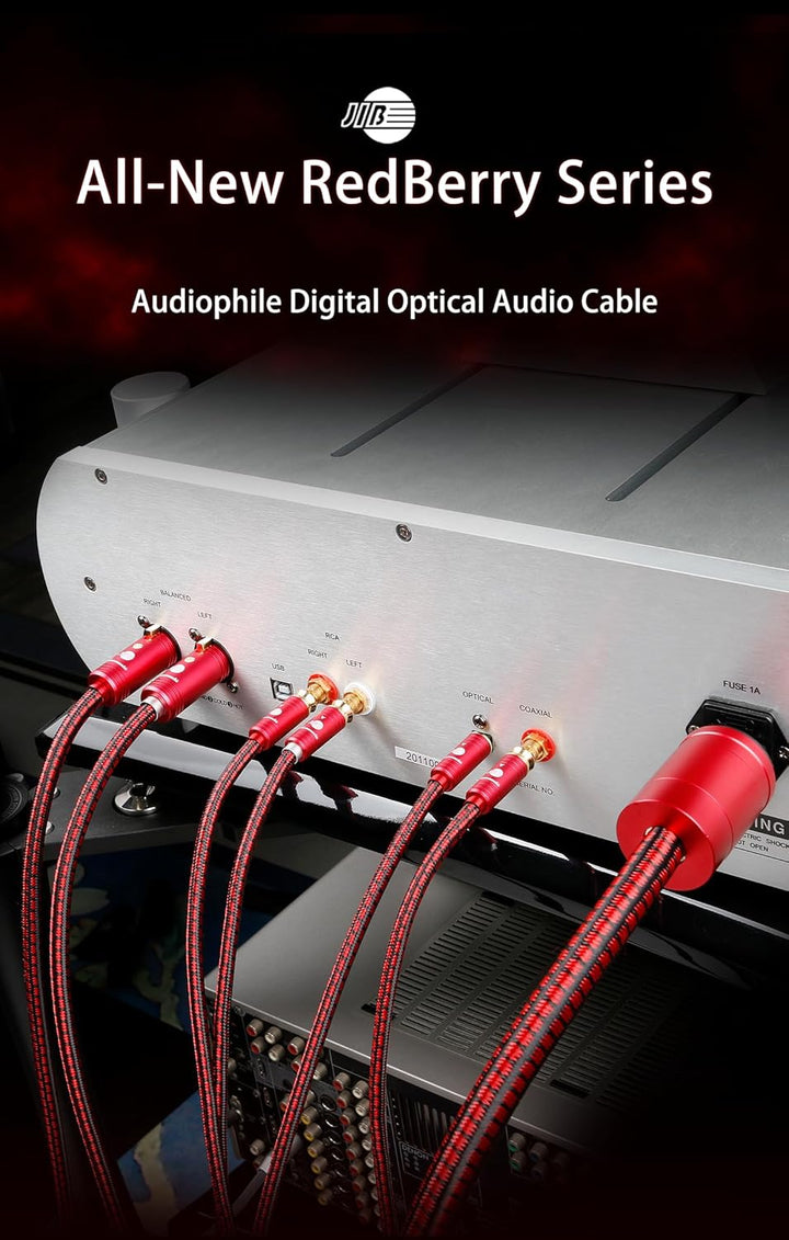 BOAACOUSTIC JIB Audiophile 2xCinch auf klinke 3,5 Audio Kabel, 3,5mm aux Stecker auf 2 RCA Stecker A