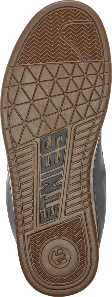Etnies Herren Kingpin Skateboardschuhe 38.5 EU Grau Schwarz, 38.5 EU Grau Schwarz