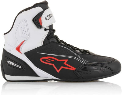 Alpinestars Herren Nc Motorradstiefel 39 2/3 EU Black White Red, 39 2/3 EU Black White Red