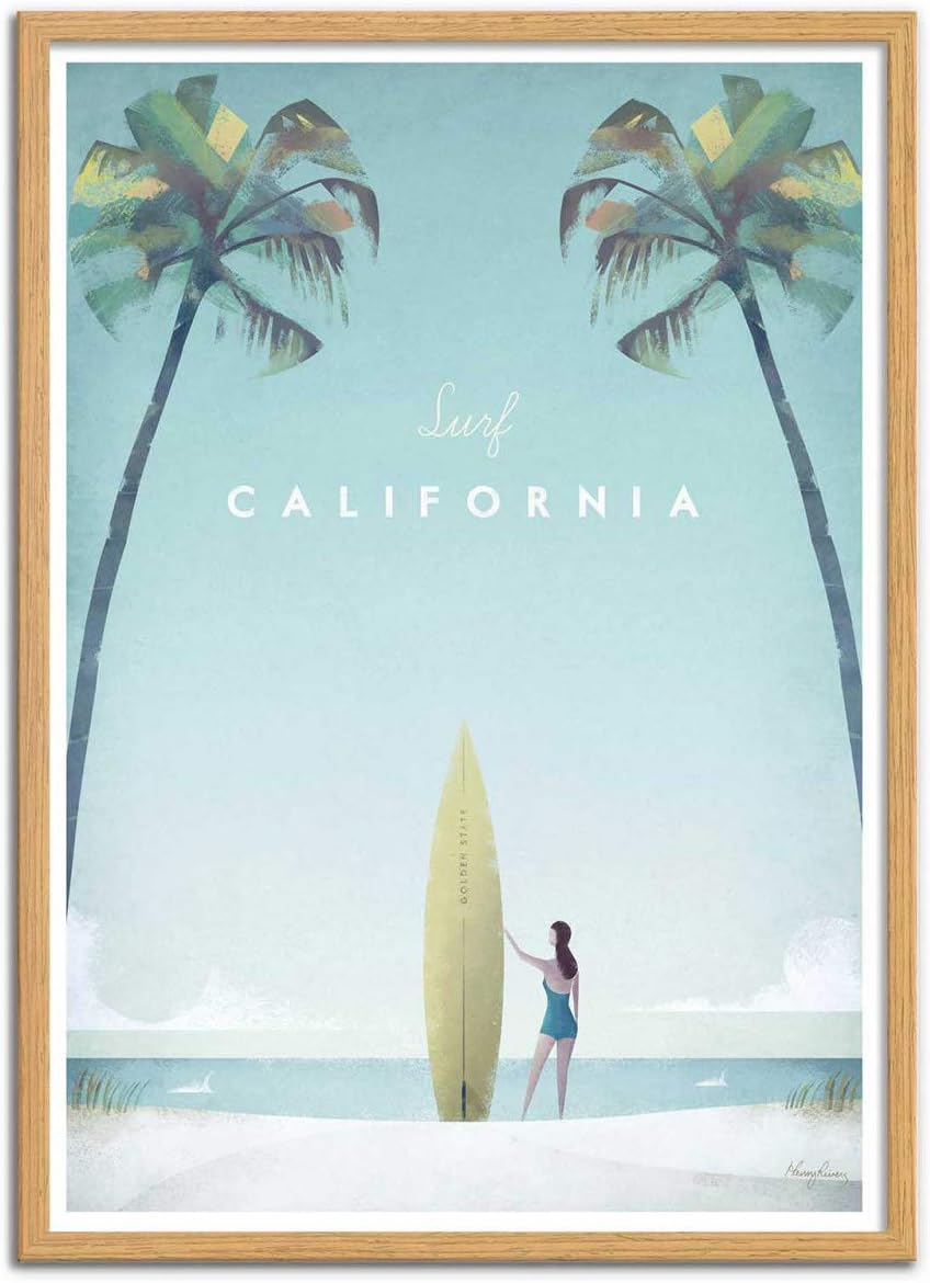 Wall Editions Art-Poster - Visit California - Henry Rivers