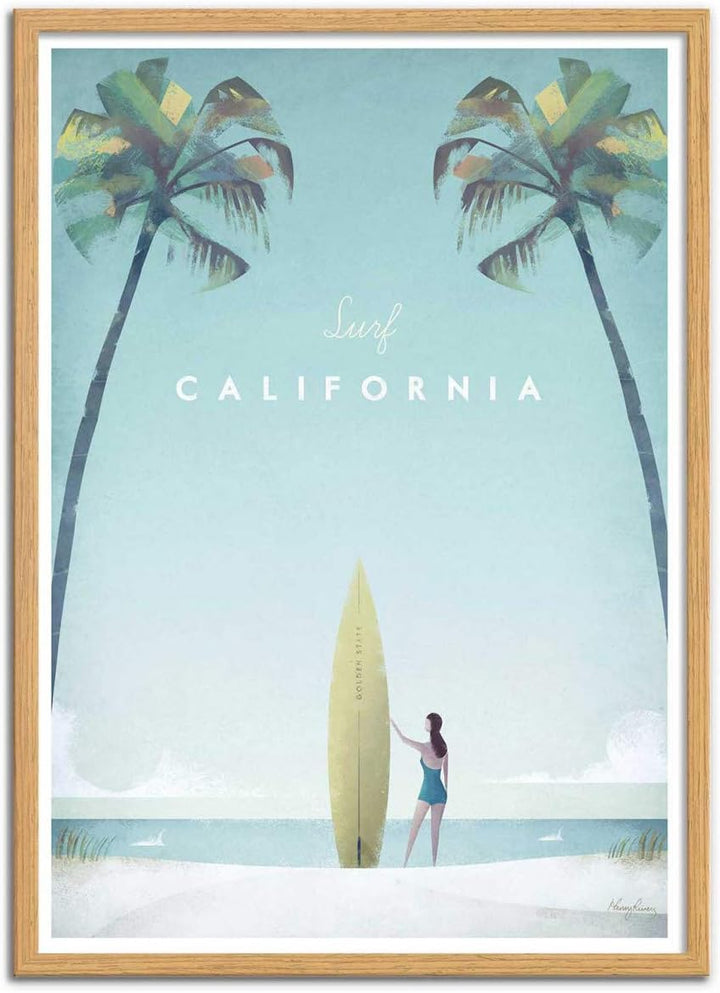 Wall Editions Art-Poster - Visit California - Henry Rivers