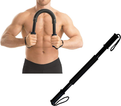 Ducomi Twister Flexible Widerstandsfeder, Lenker-Brust-Extender – Fitness-Übungswerkzeug Armzüge für