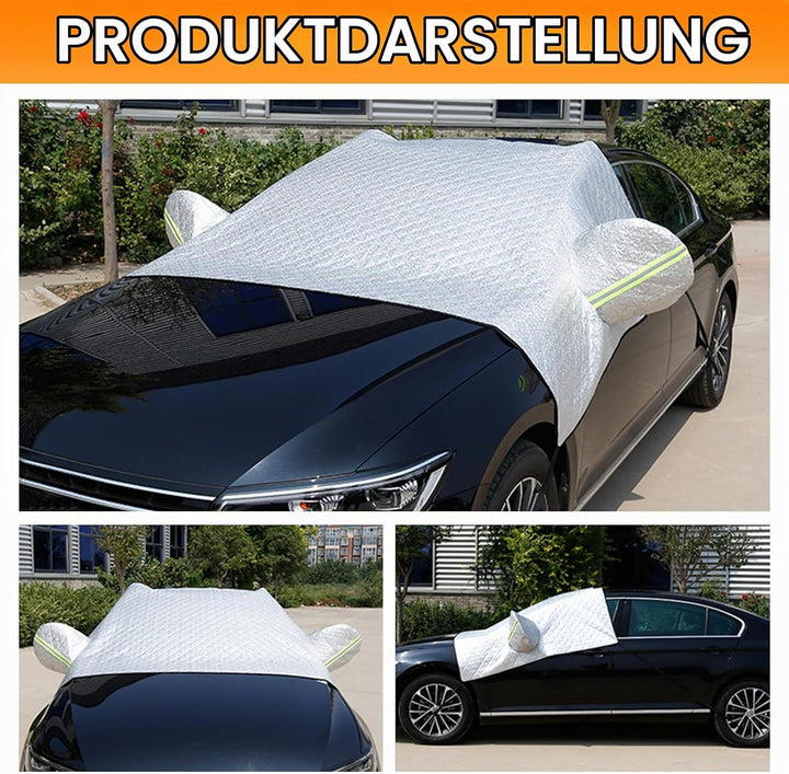 Frontscheibenabdeckung für Smart Fortwo 2006-2025, Windschutzscheibe Abdeckung Verdickte mit Riemen