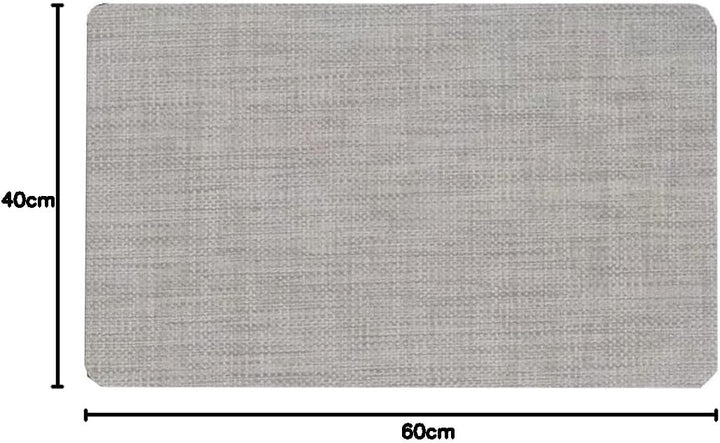 Tobil Badematte rutschfest saugfähig Badvorleger Badezimmerteppich Grau-016 40x60-50x80 (50x80cm), 5