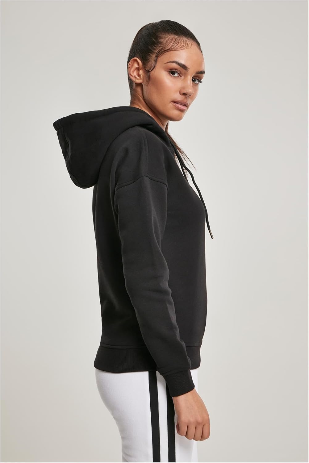 Urban Classics Ladies Hoody Frauen Kapuzenpullover grün Basics, Casual Wear, Streetwear XS Grosse Gr