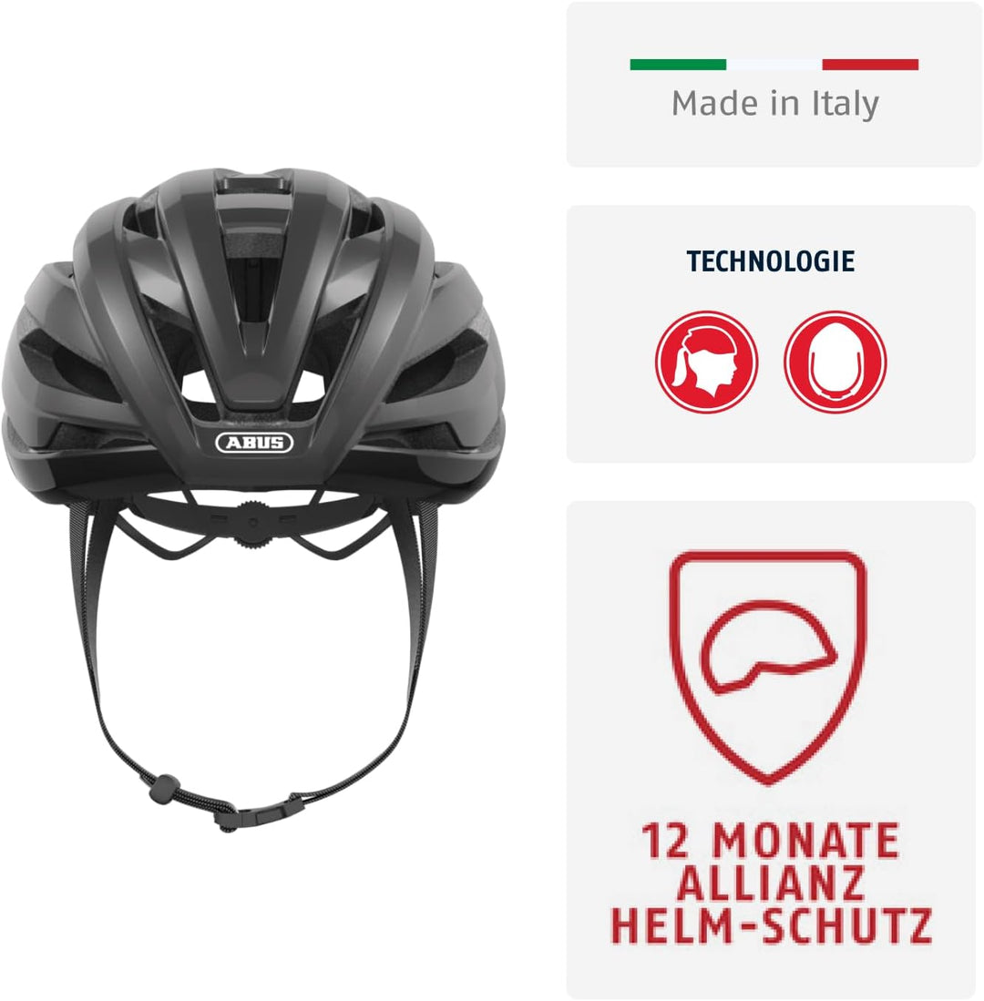 ABUS Rennradhelm StormChaser - Leichter und komfortabler Fahrradhelm für professionellen Radsport fü