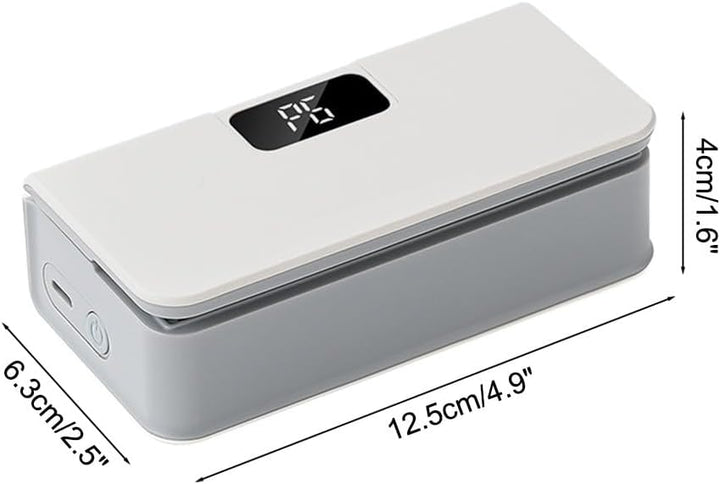 Mini Folienschweissgerät, 2 in 1 USB Beutelverschliesser mit Cutter, 6-Gang-Steuerung, Tragbare Vers