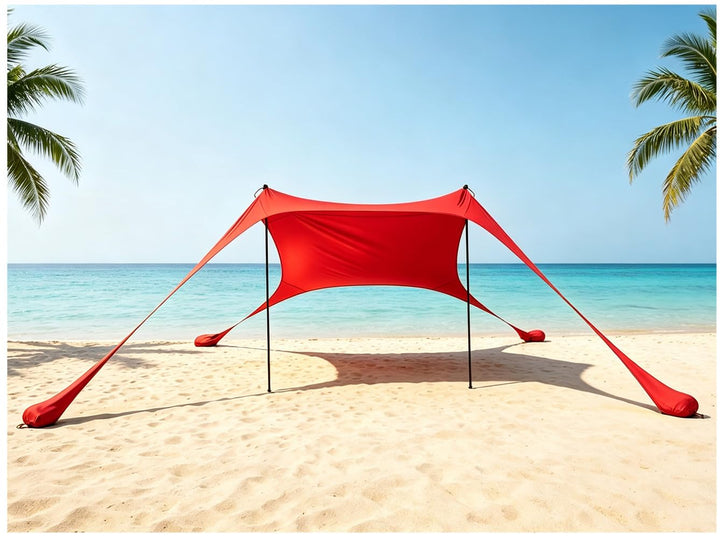 Strand Schatten Zelt Markise 4-5 Personen Strand Sonnencreme wasserdichte leichte Blockierung und el