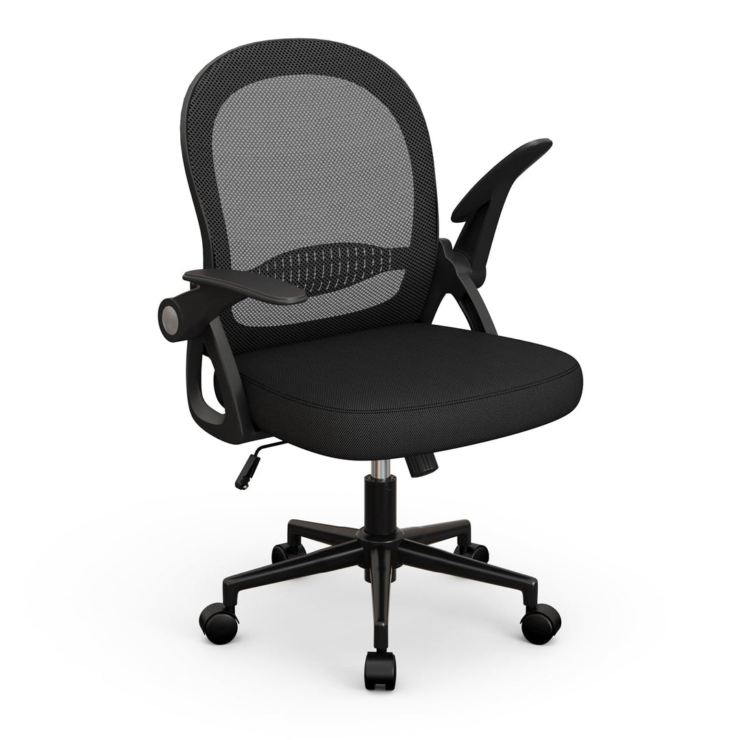 naspaluro Bürostuhl, Ergonomischer Schreibtischstuhl mit Atmungsaktiv Netzbespannung, Hochklappbare