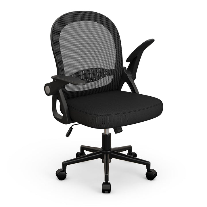naspaluro Bürostuhl, Ergonomischer Schreibtischstuhl mit Atmungsaktiv Netzbespannung, Hochklappbare