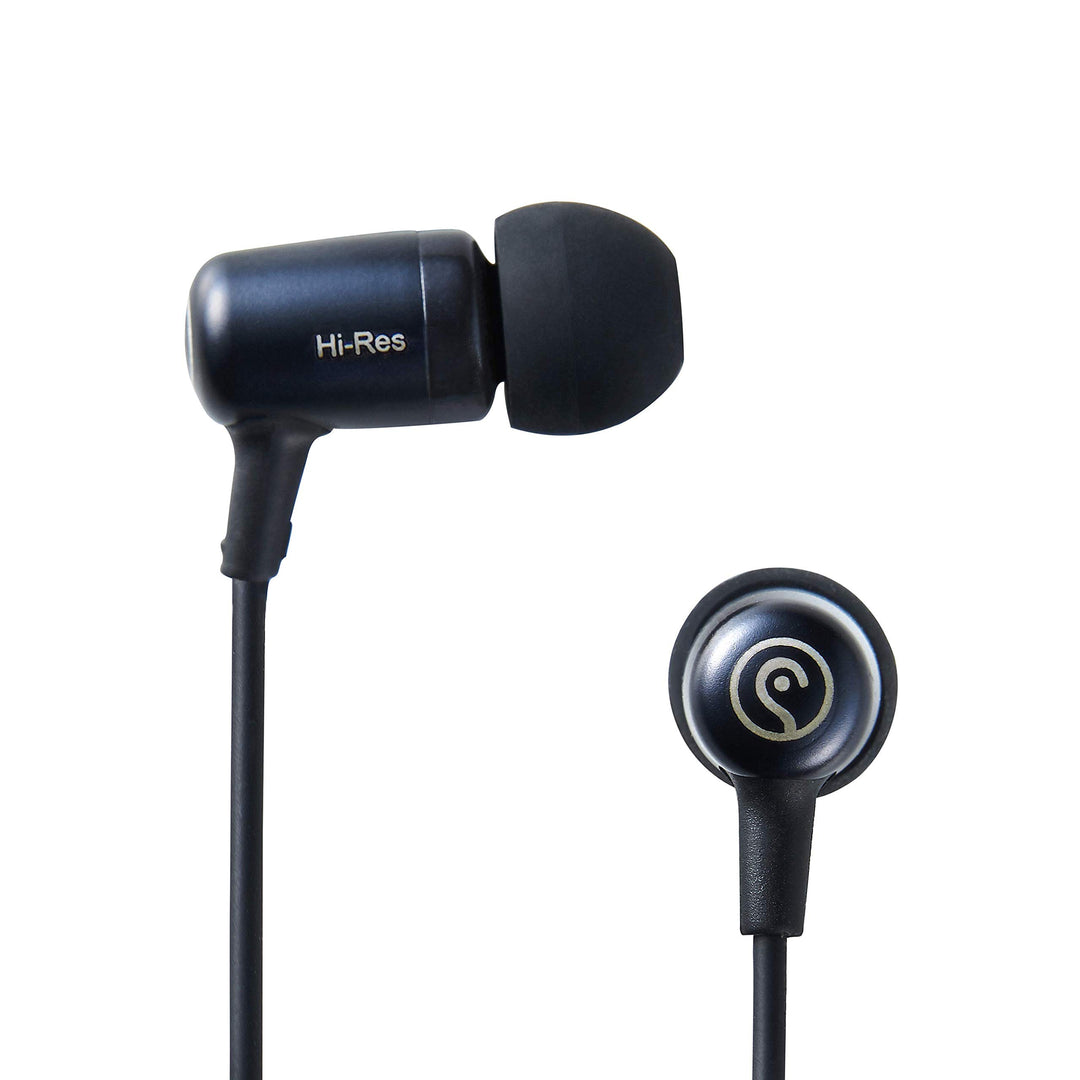 EarStudio HE100, High-Resolution Earphones, 3.5mm in-Ear Headphones, Distinctive Clear Sound, Single