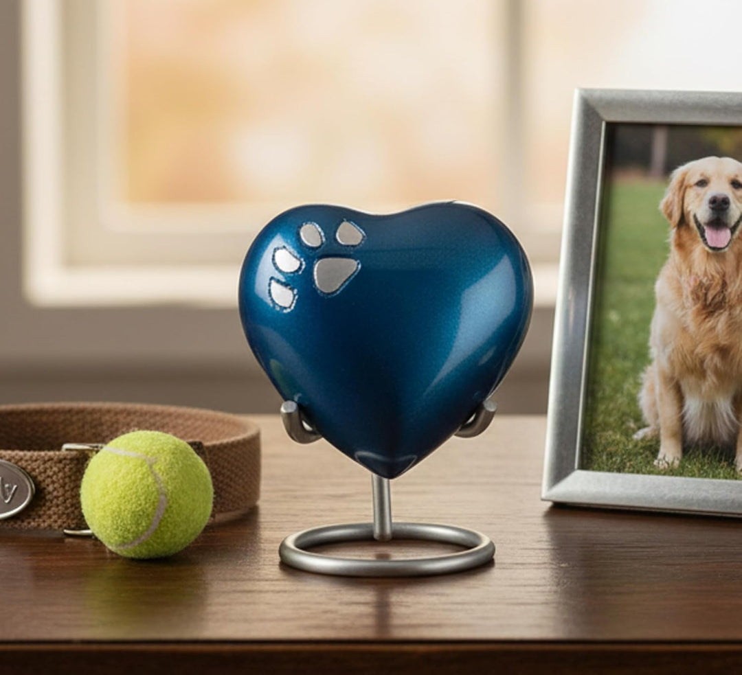 eSplanade Pet Urne Memorial Container Jar Pot | Messingurne | Urne aus Metall | Bestattungsurne | De