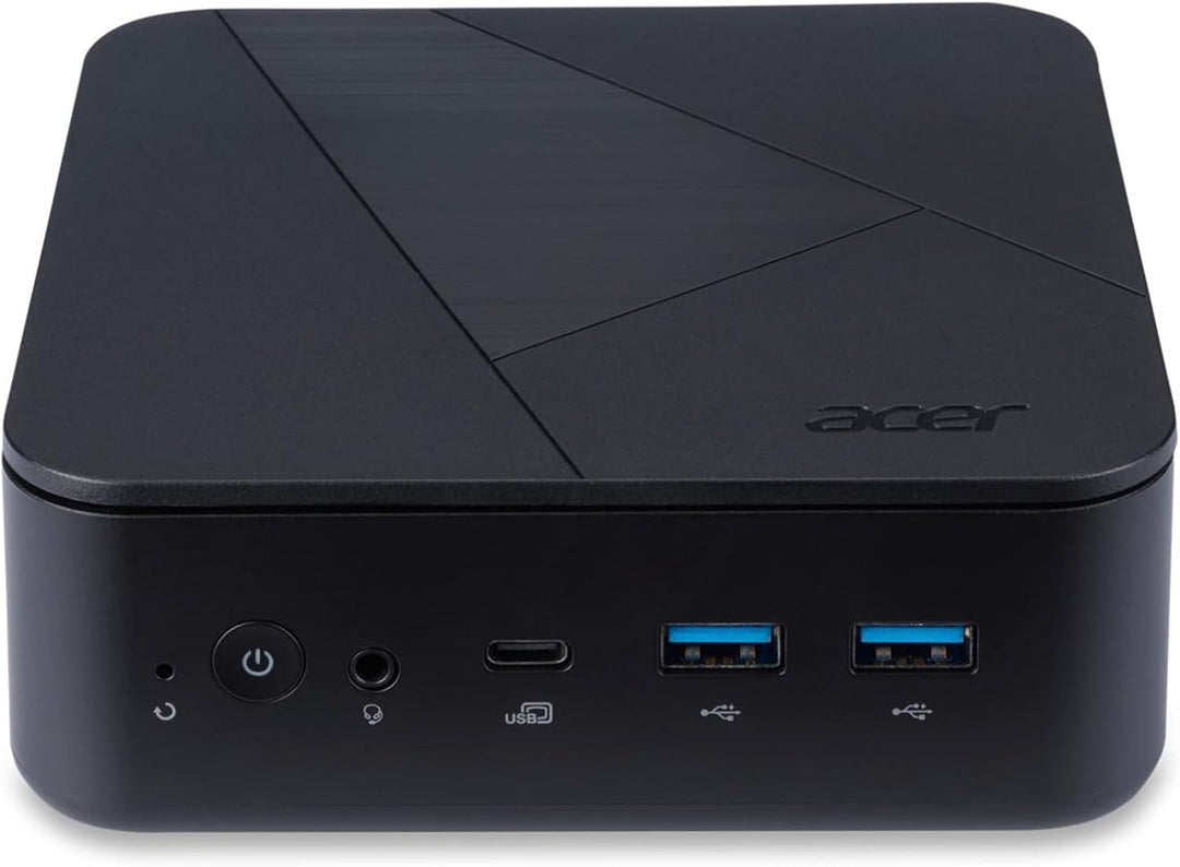 acer Mini PC | Veriton NUC | Schwarz | Core 5 120U | RAM: 8GB | SSD: 500GB | Windows 11 Pro | Sicher