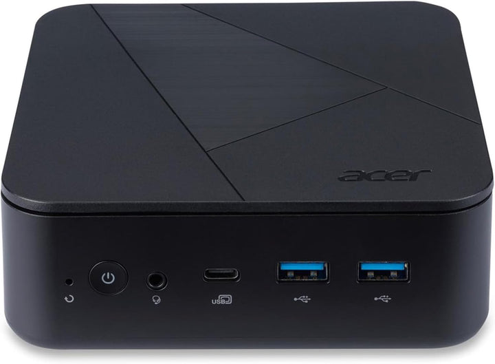 acer Mini PC | Veriton NUC | Schwarz | Core 5 120U | RAM: 8GB | SSD: 500GB | Windows 11 Pro | Office