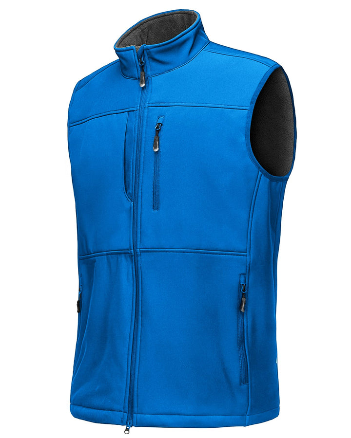 33,000ft Weste Herren Outdoor Wasserdichte Softshell Ärmellose Jacke Bodywarmer Fleece Weste Full Zi