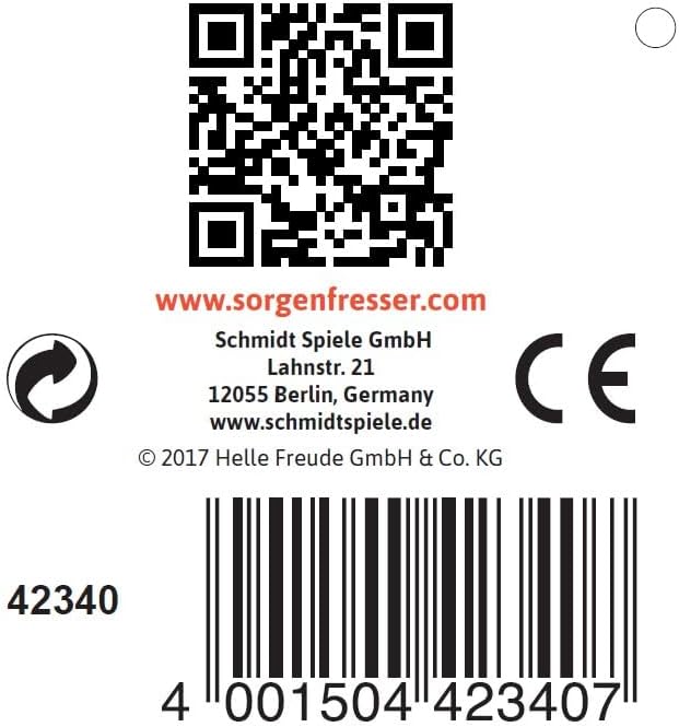 Schmidt Spiele Sorgenfresser 42343 Pomm, Sorgenfresser klein, 22 cm, Plüsch
