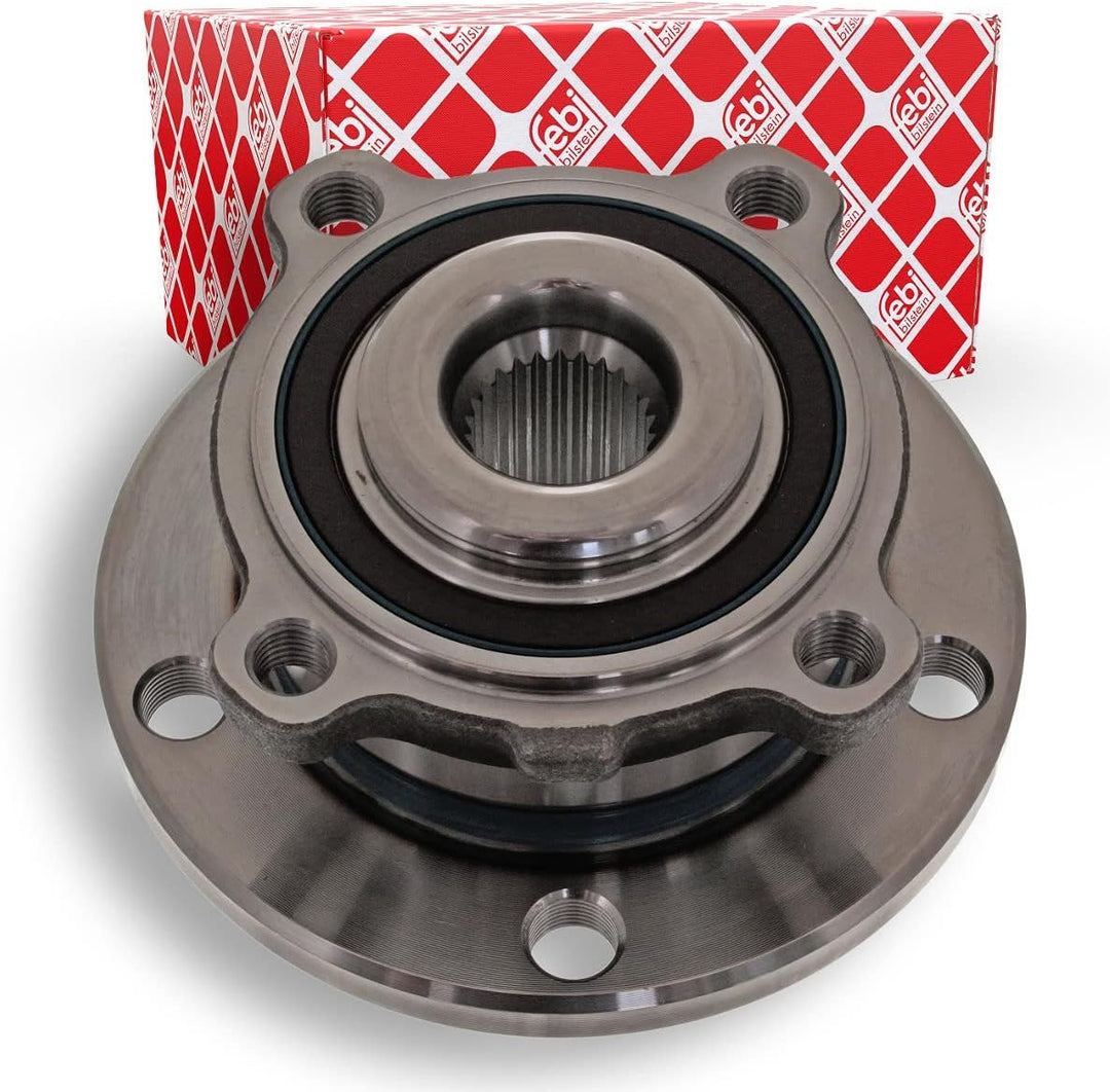 febi bilstein 47314 Radlagersatz mit Radnabe und ABS-Impulsring, 1 Stück