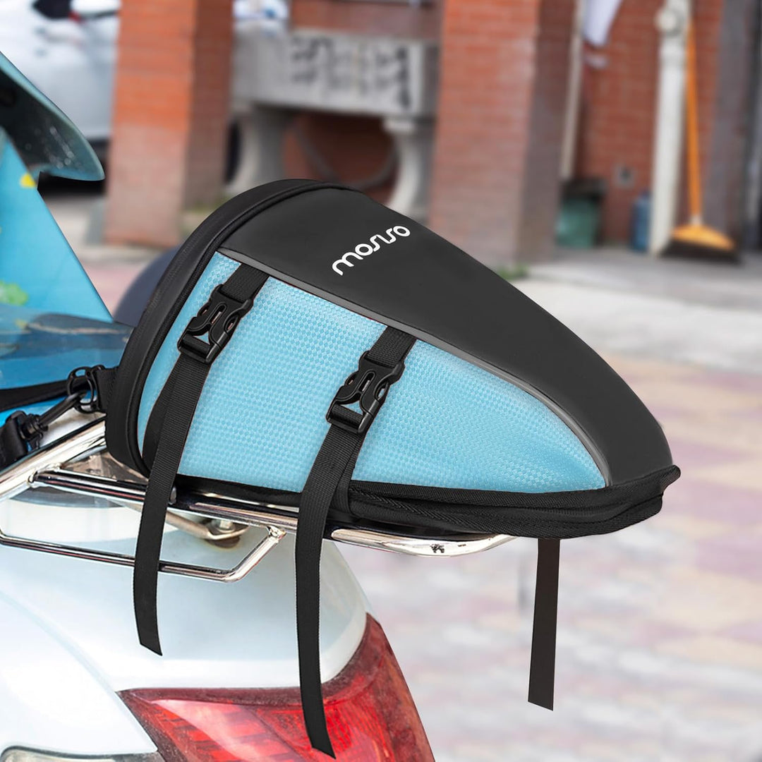 MOSISO Motorrad Hecktasche Multifunktionale wasserdichte Polyester Aufbewahrung Satteltasche, 10L Ou