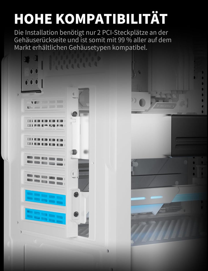 upHere GPU Halterung,ARGB Grafikkarten Halter/GPU Support mit 5V-ARGB-Beleuchtung,Verstellbare Grafi