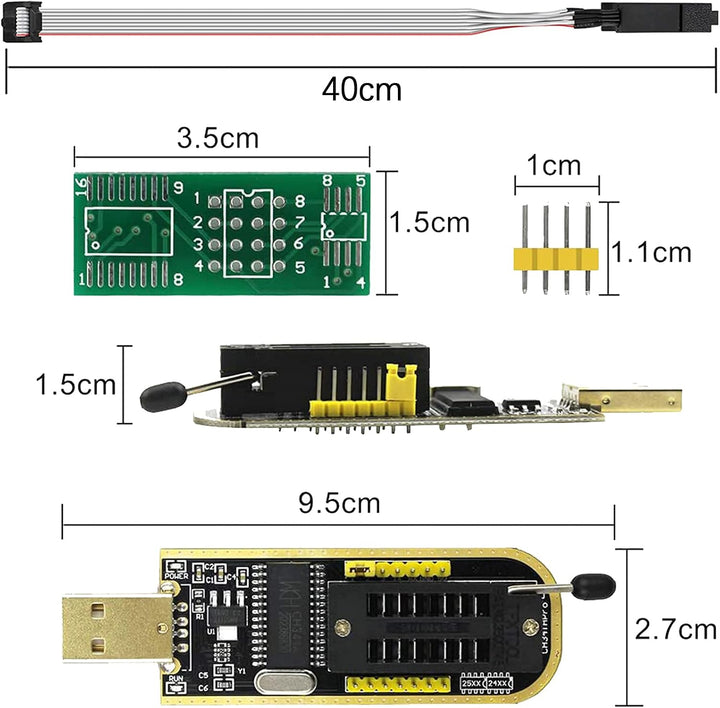 SOIC8 SOP8 Flash-Chip IC CH341A USB-Programmierer EEPROM Flash-BIOS-Chip USB-Programmiermodul (SB-Pr