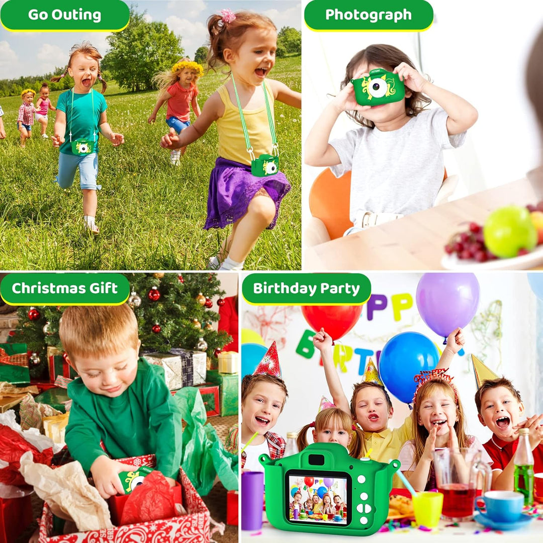 Kinder Kamera, 2.0”Display Digitalkamera Kinder,Geschenke für 3 4 5 6 8 7 9 10 11 Jahre Jungen und m