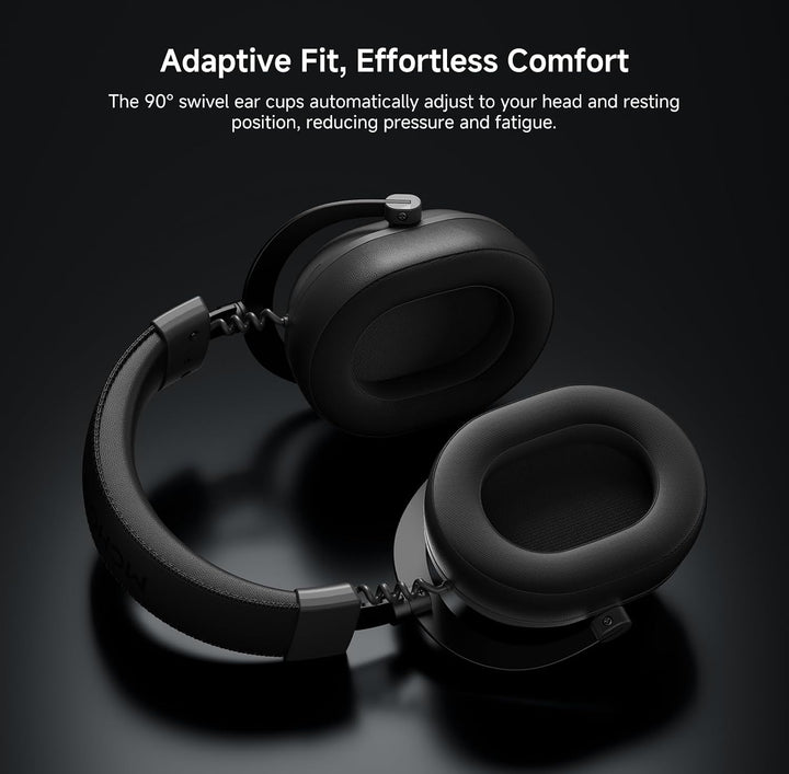 MCHOSE V9 Turbo+ Kabelloses Gaming-Headset mit RGB-Magnetladestation Eisweiss, Eisweiss