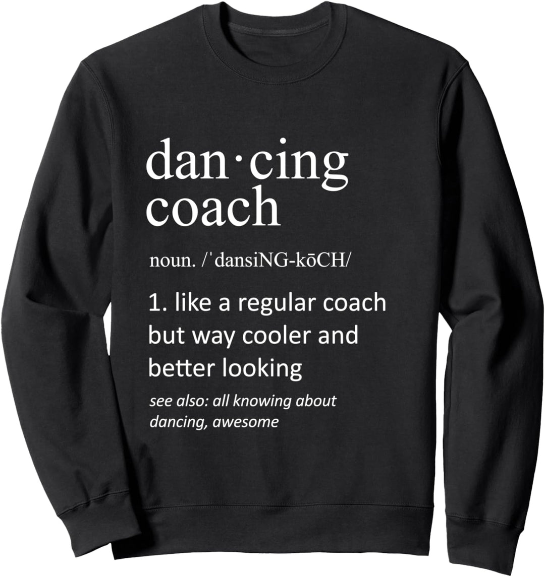 Hiphop-Tanztrainer Definition Lustiger Hiphop-Tänzer Sweatshirt