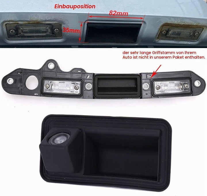 Auto Kofferraum Griff Kamera Replacement for VW Golf Plus MK5 Jetta III V Touran 1T GP 1T2 Passat 3C