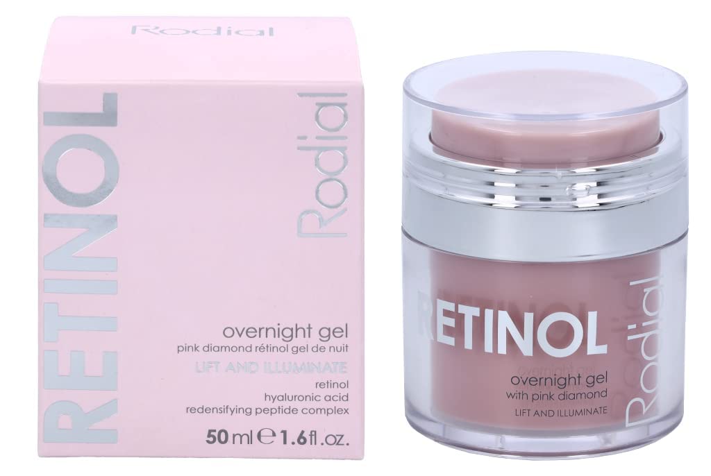 Rodial Retinol Overnight Gel 50 ml - Peptid-Komplex - Beruhigende Gel-Creme-Formel für ein verfeiner