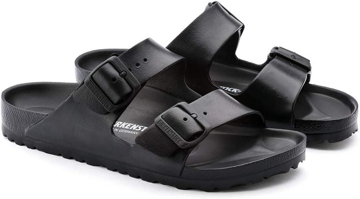 BIRKENSTOCK Damen Arizona Eva Pantoletten, 46 EU Schwarz