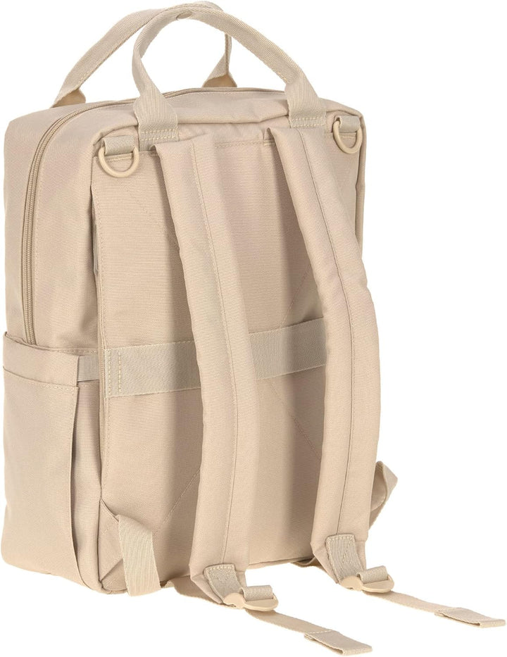 LÄSSIG Baby Wickelrucksack Wickeltasche Rucksack mit Wickelunterlage, Kinderwagenbefestigung, Flasch