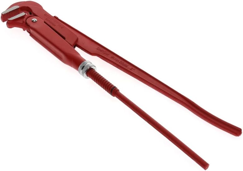 GEDORE red 90degree abgewinkelte Rohrzange, Spannweite 67 mm/2 Zoll, schwedisch, massiv, Zahnung ver