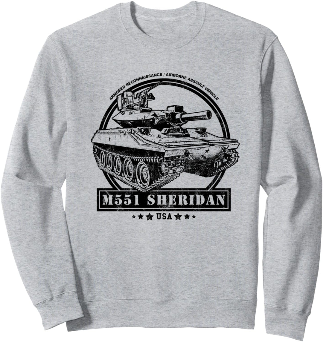 M551 Sheridan Leichter Panzer Sweatshirt
