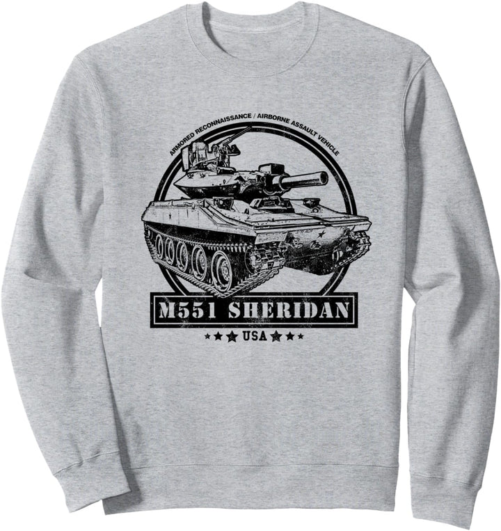 M551 Sheridan Leichter Panzer Sweatshirt