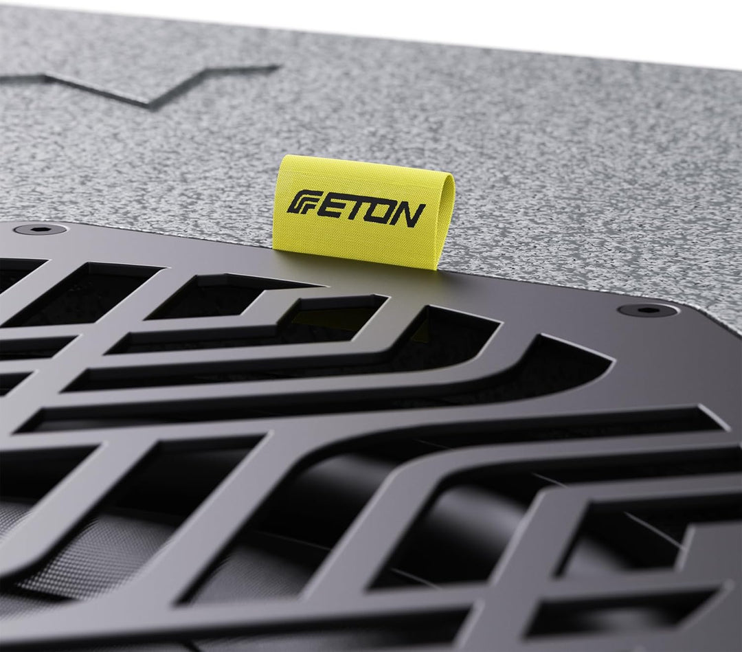 ETON Res 10 AR – Flacher Aktiv-Subwoofer für Reserverad-Mulde, aktive Bassreflex Bassbox mit potente
