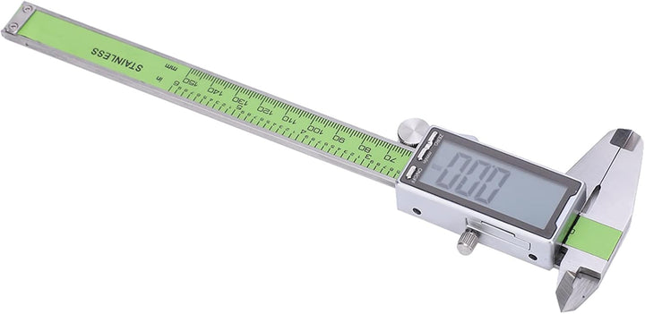 Fafeicy 150mm Digitaler Messschieber mit LED-Display, hochfestes elektronisches Lineal aus Edelstahl