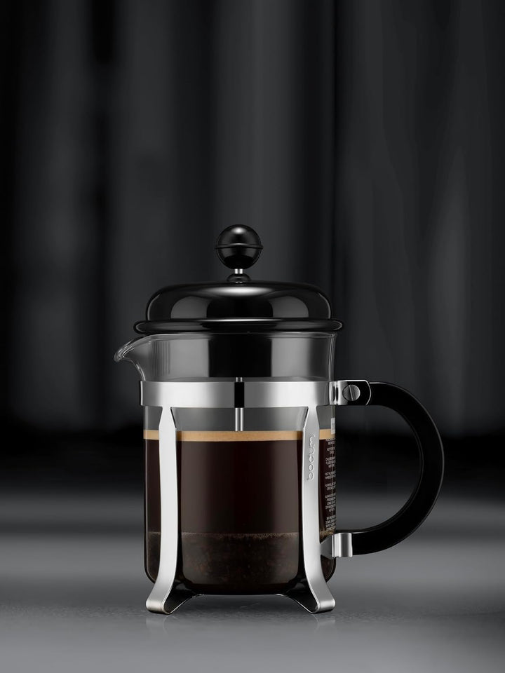 Bodum French Press Kaffeebereiter 0,5 L (4 Tassen) – Modell 1914-01-1 – Klassischer Kaffeezubereiter