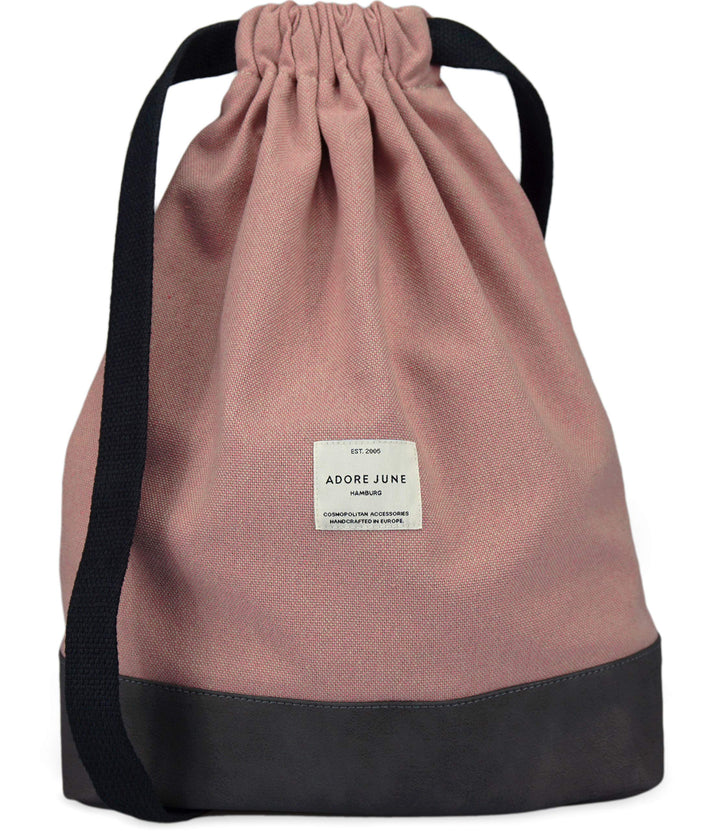 Adore June Daypack Bob Moderner Rucksack Turnbeutel Gymsack für Sport, Reisen und City, Gefütterter