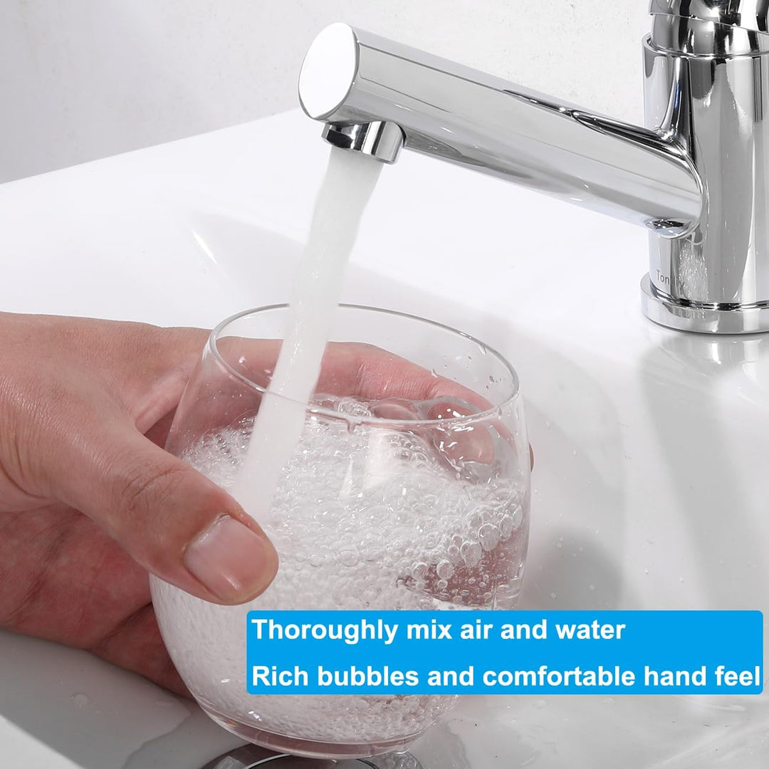 Tondiy Waschtischarmatur Kleiner Wasserhahn Bad, für kleine Waschbecken/Eckwaschbecken, Badarmatur M