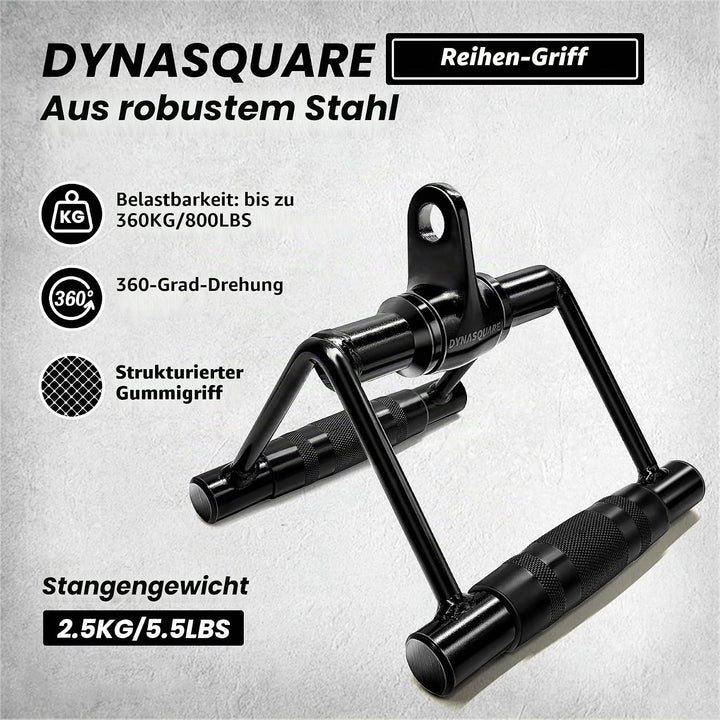 Lat-Pulldown-Aufsätze Combo, Kabelmaschinenzubehör mit Curl-Pulldown-Stange, passend für die meisten