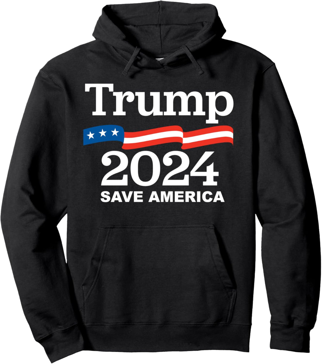 Trump 2024 Save America Trump 2024 Pullover Hoodie