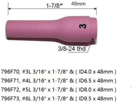 RIVERWELD WIG-Aluminiumoxid-Düse 13N08 4