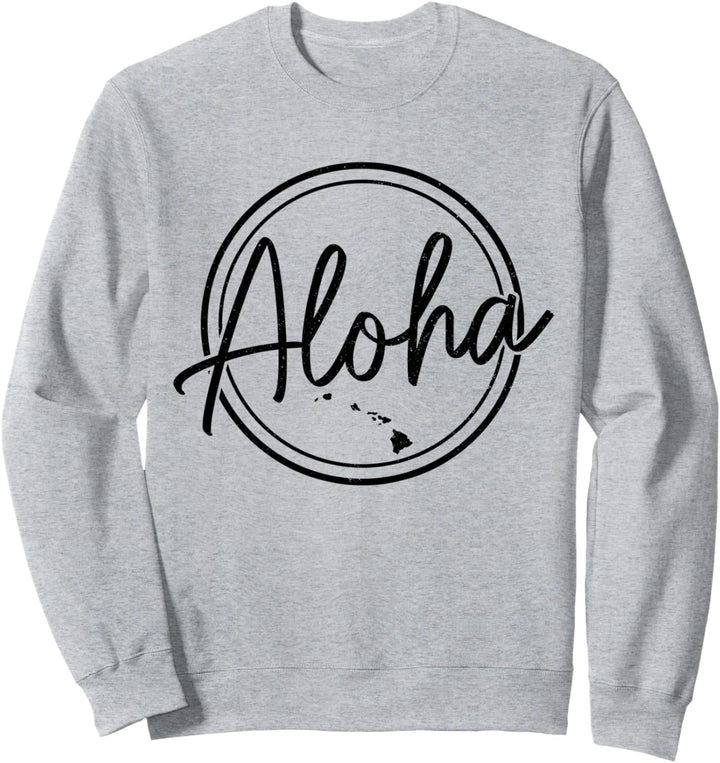 Hawaii Aloha Hawaiianische Inseln Surfer Souvenir Sweatshirt