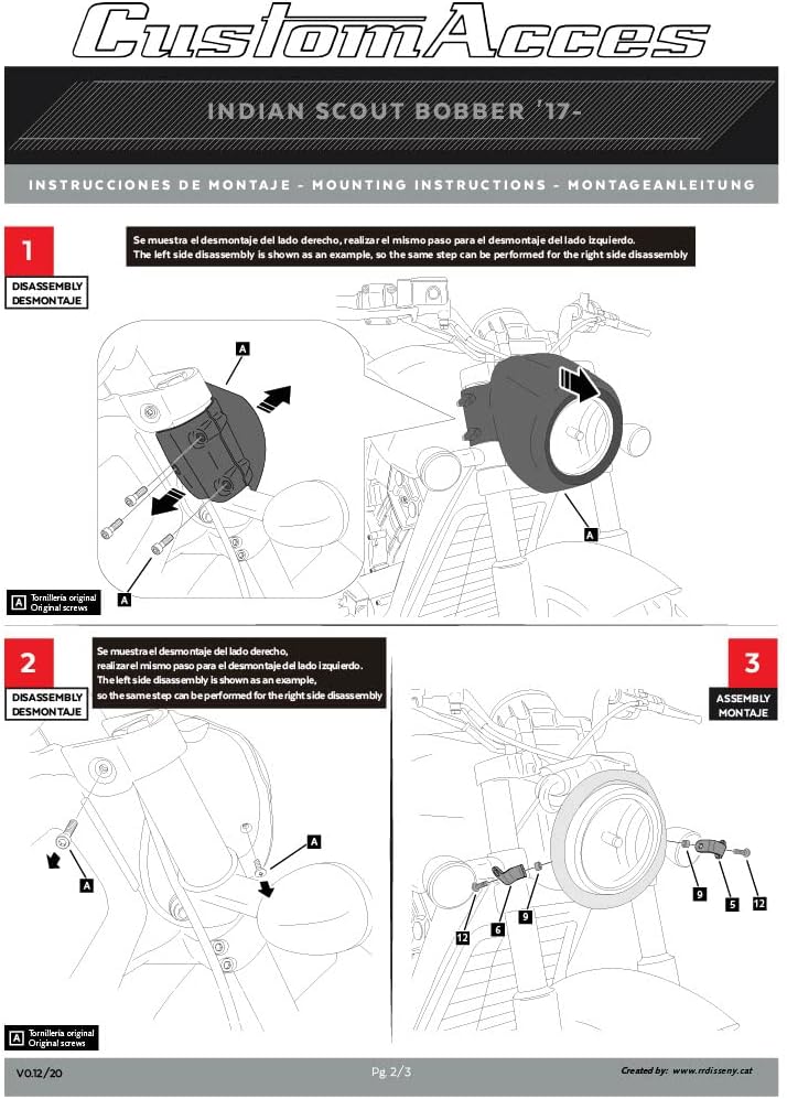 Customacces Batwing SML Langer Scheibe Transparent Puig ref.21074W für Indian Scout Bobber 18&